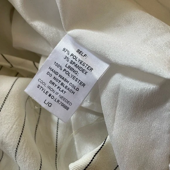 Women’s Pin Stripe Pantsuit ( Large ) - Picture 2 of 5